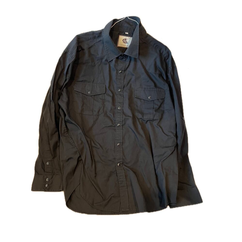 Coevals Club Black Button Down Shirt Mens XXL